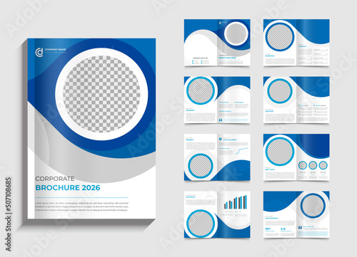 Professional corporate business agency modern and multipurpose creative consultant Business Brochure template design