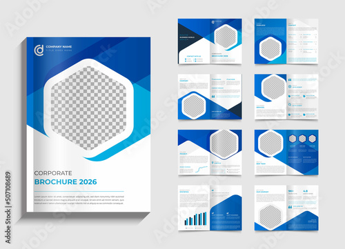 Professional corporate business agency modern and multipurpose creative consultant Business Brochure template design