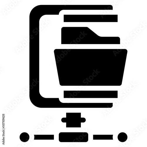 Compress Data Icon