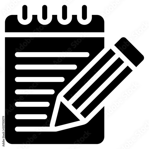 Notepad Writing Icon