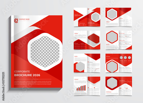 Professional corporate business agency modern and multipurpose creative consultant Business Brochure template design