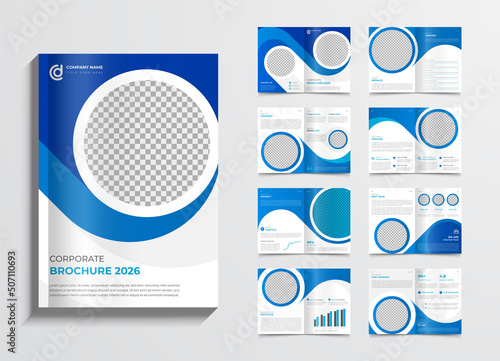 Professional corporate business agency modern and multipurpose creative consultant Business Brochure template design