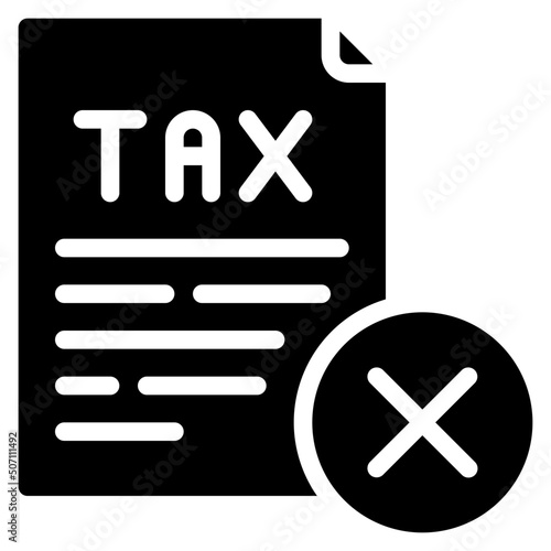 Missed Tax Bill Icon