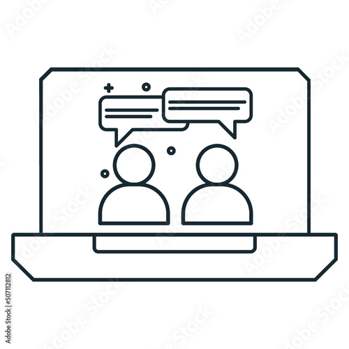 Chat, conversation, customer service icon