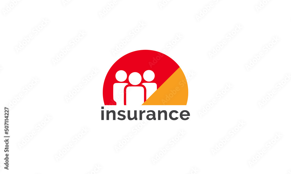 Insurance logo design vector template, Insurance logo design vector template,