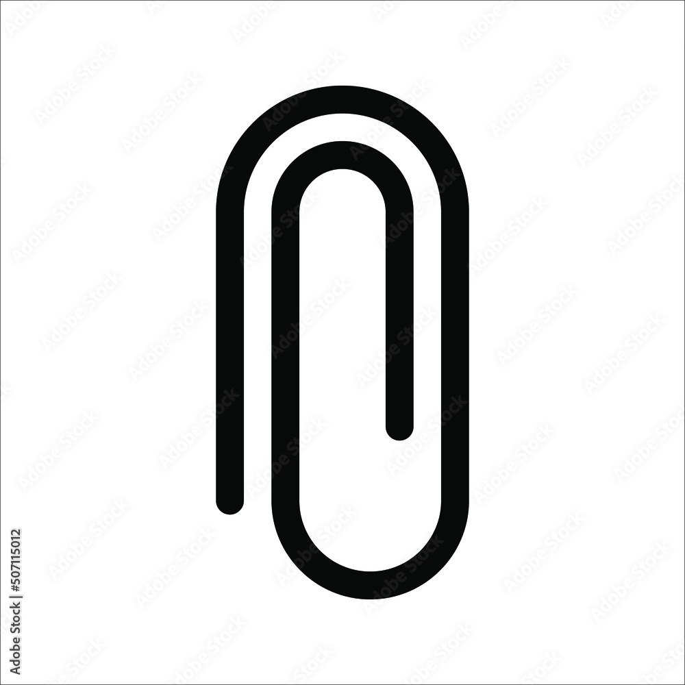 attach icon vector. attach sign. attach icon for web and app. vector illustration on white background eps 10 attach icon vector. attach sign. attach icon for web and app. vector illustration on white background eps 10