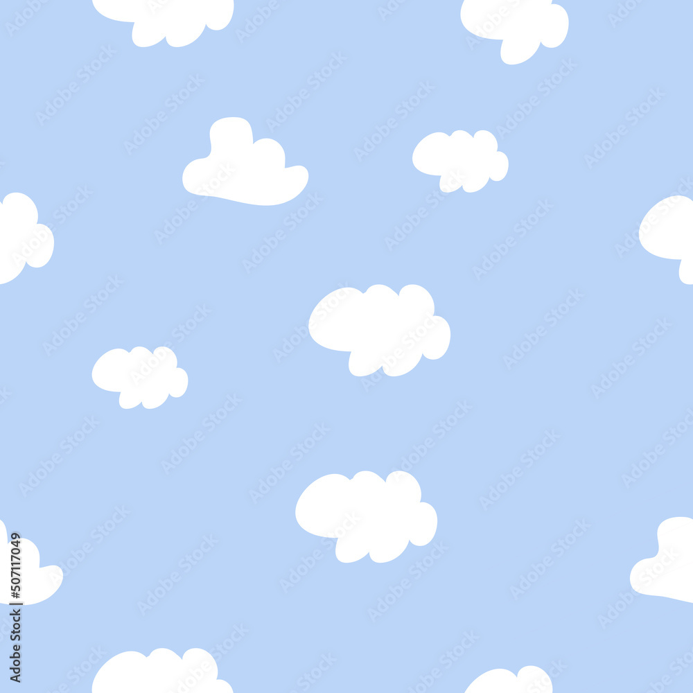 white clouds on a blue background, nature, weather, paterrn sky