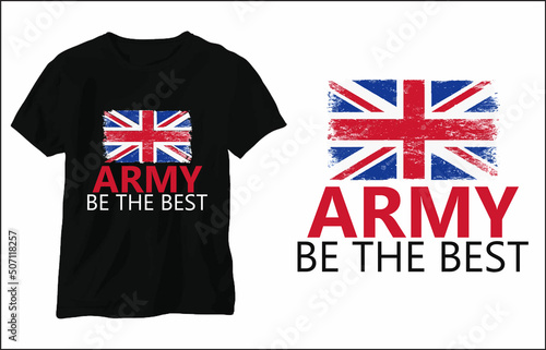 British Army T Shirt Design