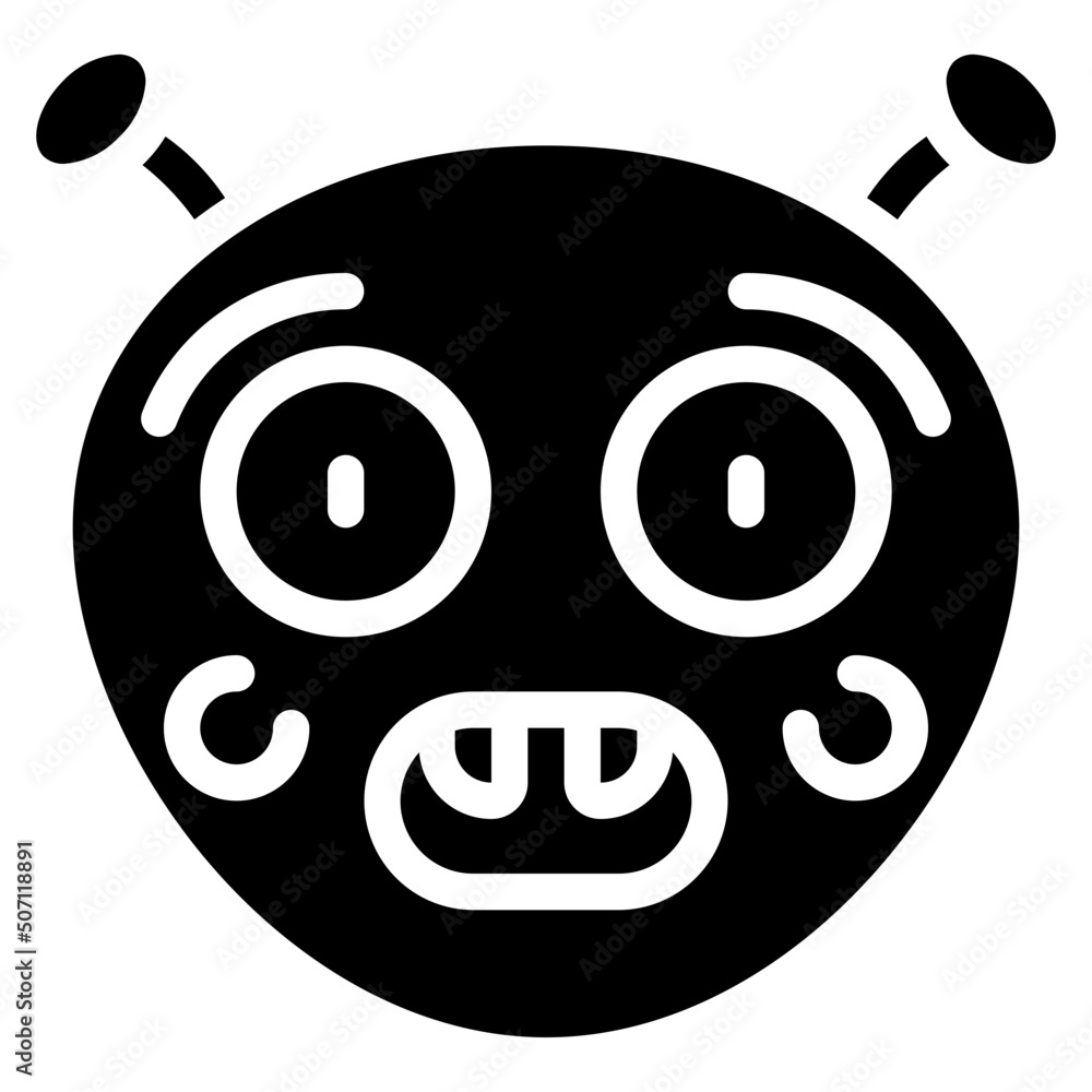 Obraz premium Embarrassed Icon