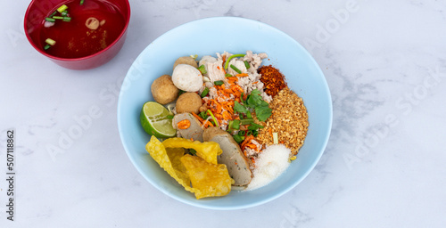 Mixed Rice and Noodle Dishes Thai Style