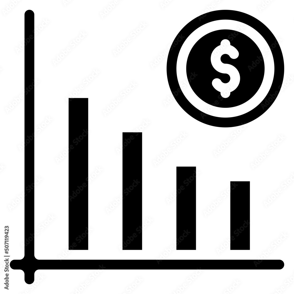 Financial Loss Icon Financial Loss Icon