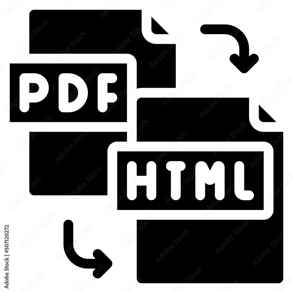 PDF To HTML Icon