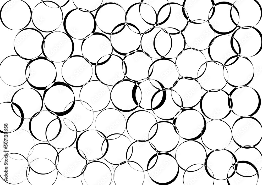 Naklejka premium Circles