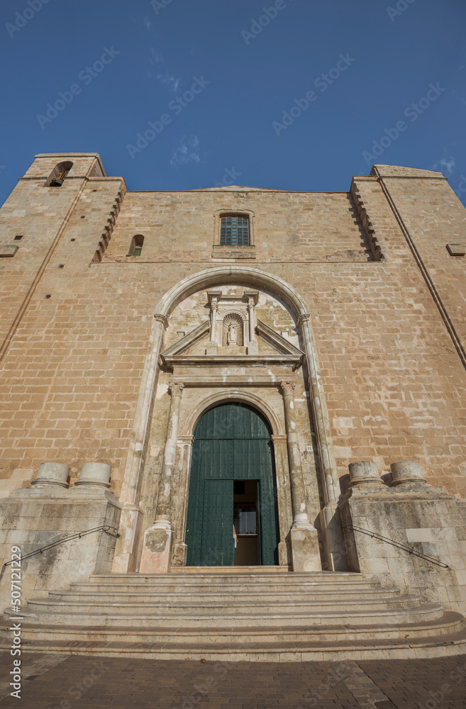 Fototapeta premium Church of Carmen, Mahon, Menorca, Balearic Islands, Spain. It was built between 1726 and 1808