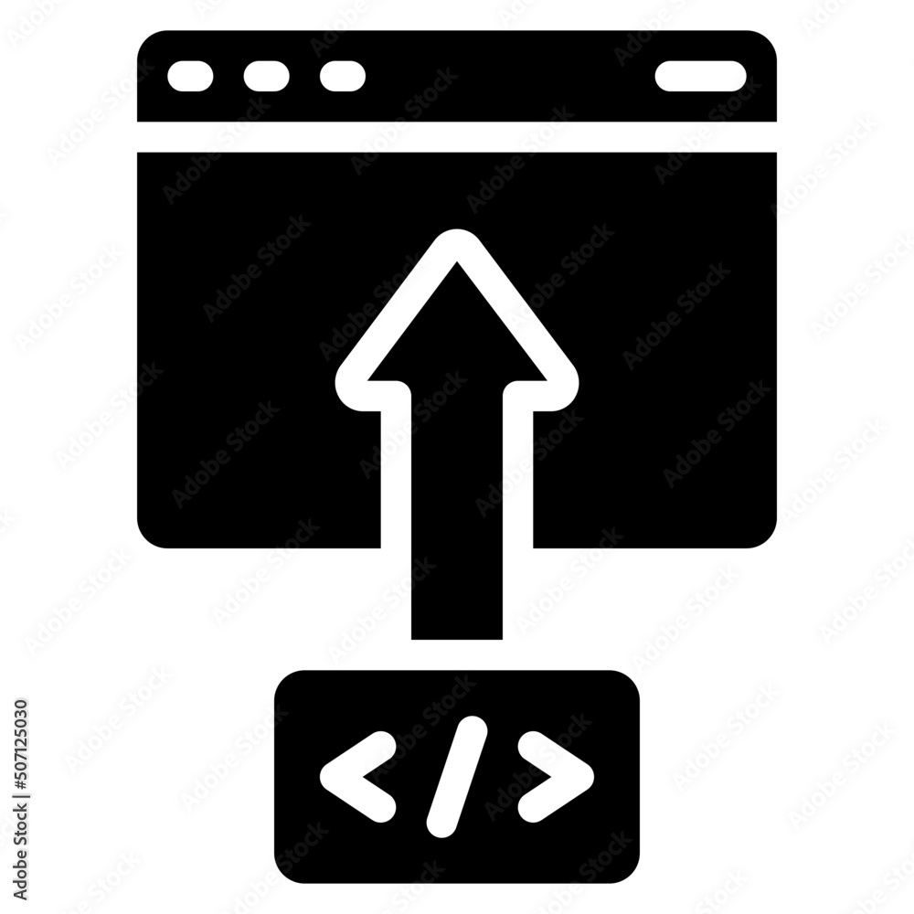 Upload Code Icon Upload Code Icon