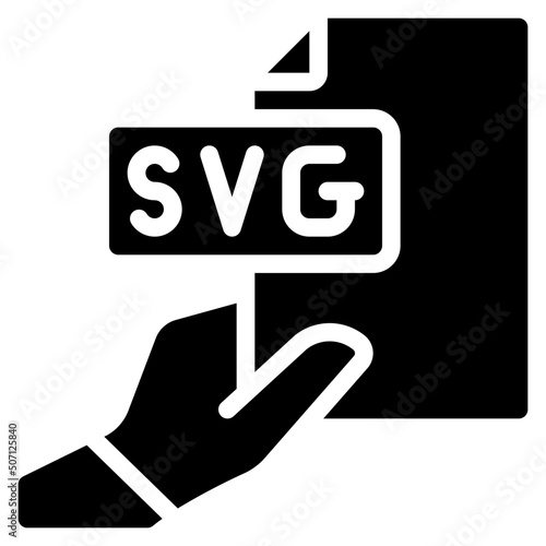 Give SVG File Icon