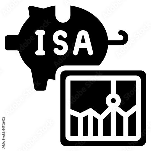 Stock Market ISA Icon