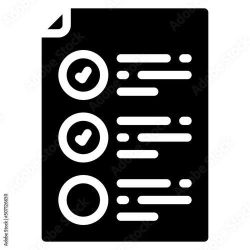 Task List Document Icon