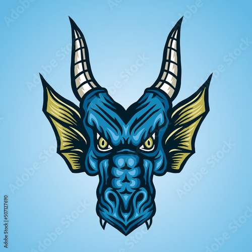 water dragon illustration