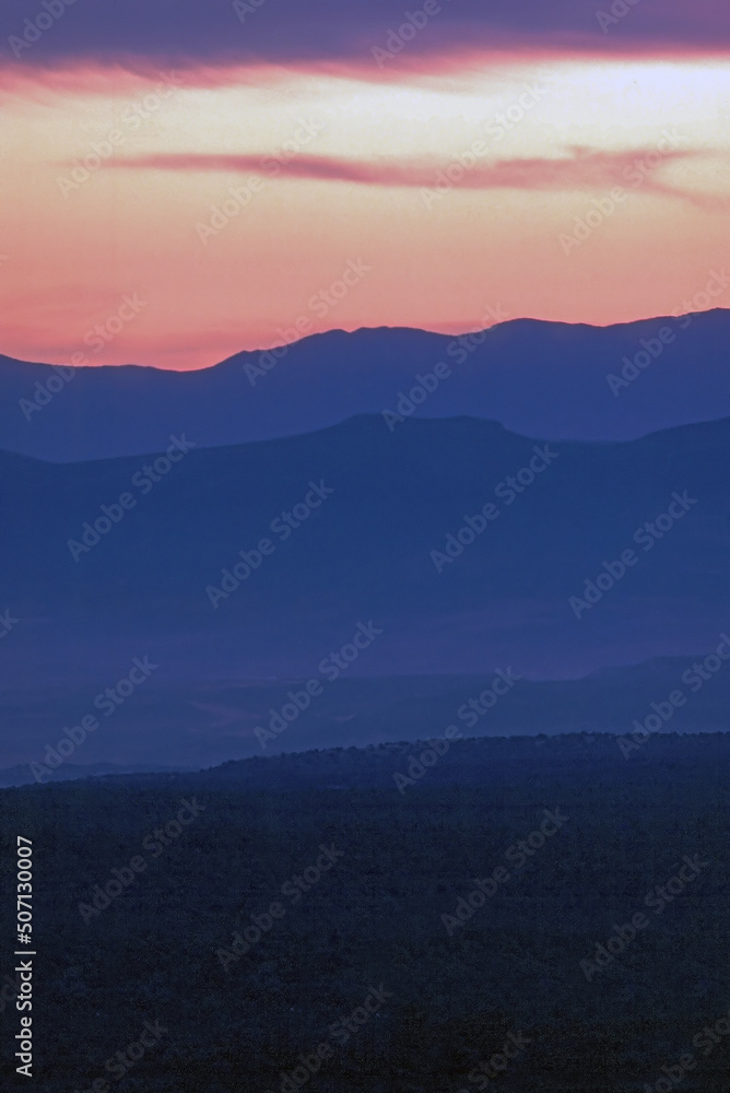 Fototapeta premium Sunset in desert