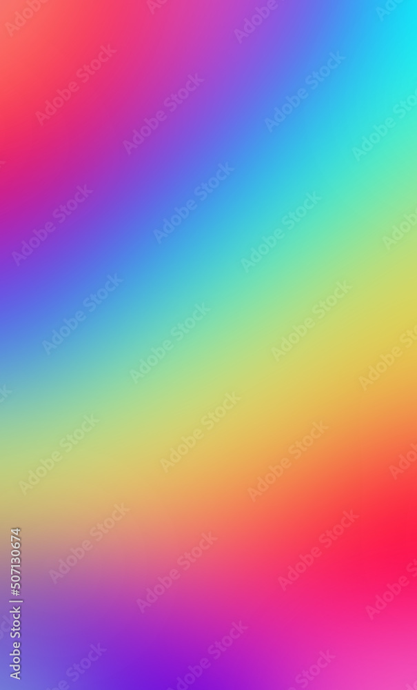 Light Multicolor abstract blurred background.New design for your web apps.Soft color gradients.design for mobile app.Rainbow gradient 