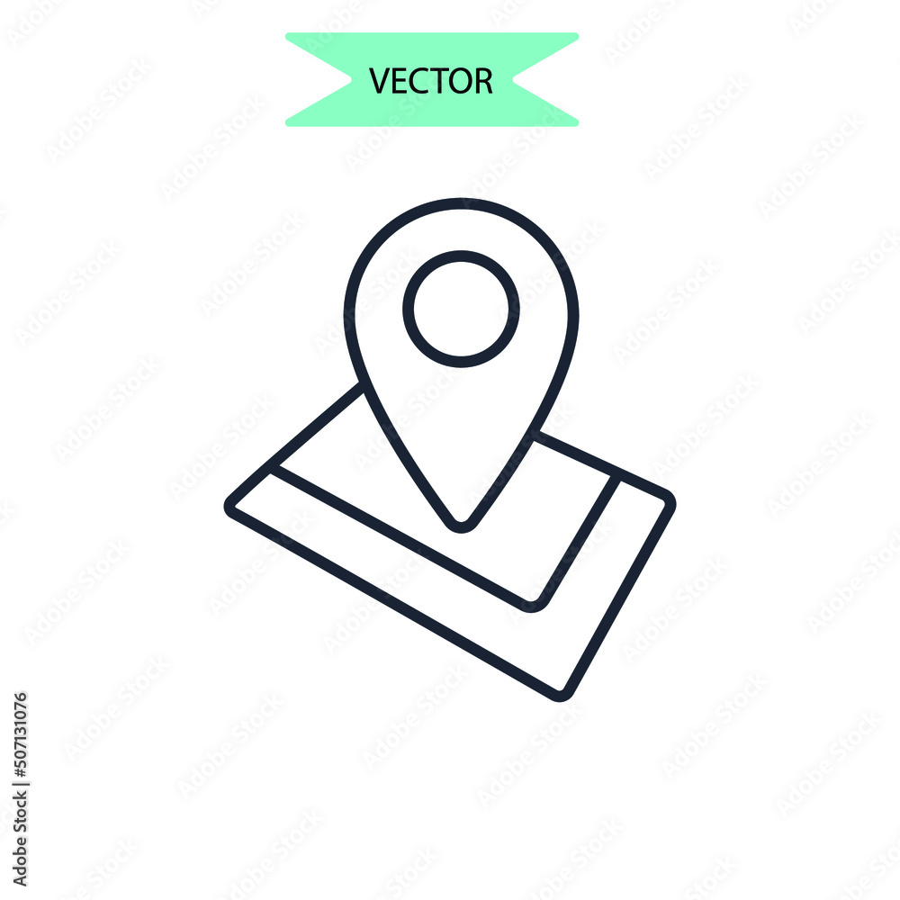 geo icons symbol vector elements for infographic web geo icons symbol vector elements for infographic web
