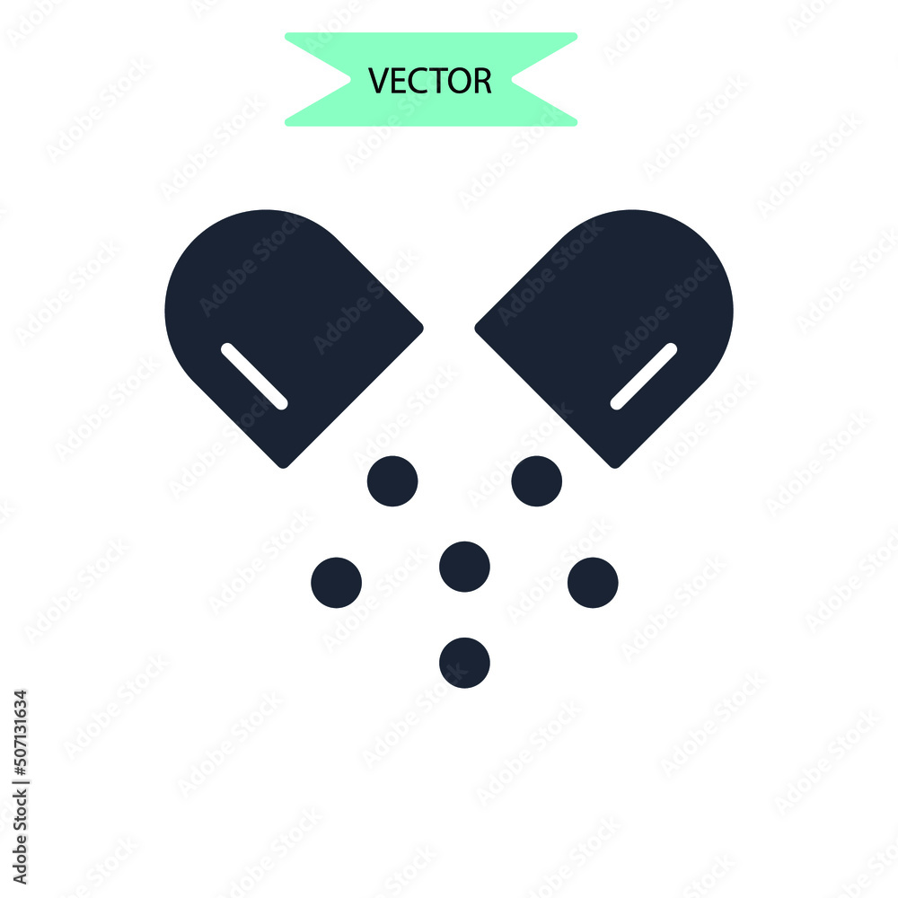 vitamin icons symbol vector elements for infographic web vitamin icons symbol vector elements for infographic web