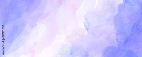 Vector watercolor art background. Hand drawn blue and pink vector texture. Hand painted pastel watercolor texture for cards, flyer, poster, banner, and cover. Brushstrokes and splashes. Template.