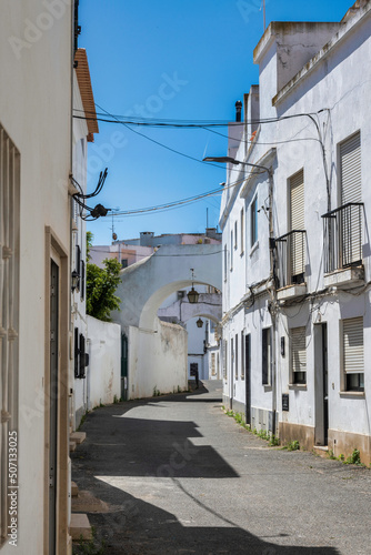 Fototapeta Naklejka Na Ścianę i Meble -  view of Albufeira Downtown in Algarve Portugal