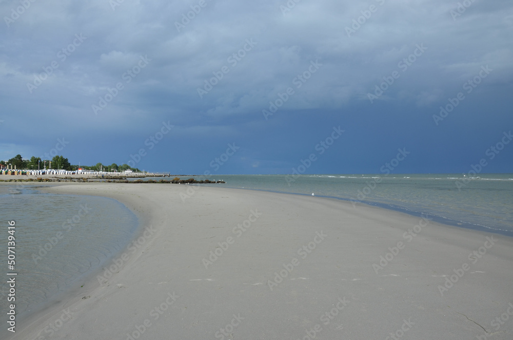Niedrigwasser an der Ostsee- Grömitz Niedrigwasser an der Ostsee- Grömitz