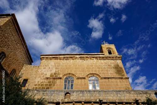 Artuklu, Mardin / Turkey 9 May 2022. Deyrulzafaran Monastery and Syriac Orthodox patriarchat ( Deyrul Zafaran Manastiri ) in Mardin.