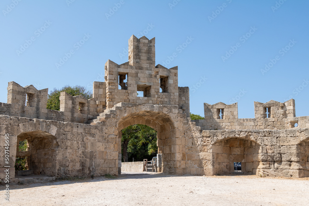 Gate of Saint Paul Rhodes, Greece