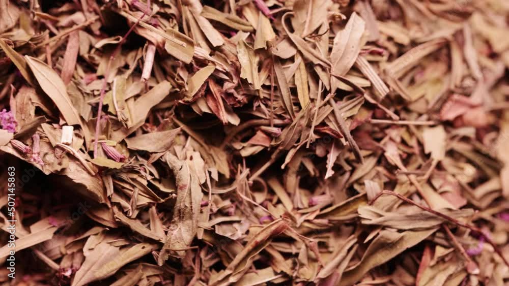 A pile of dried Ivan-tea in bulk A pile of dried Ivan-tea in bulk