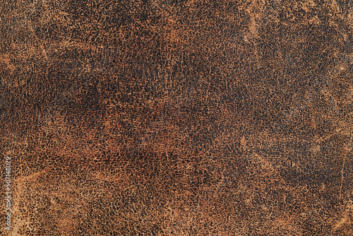 Brown leather surface texture and background