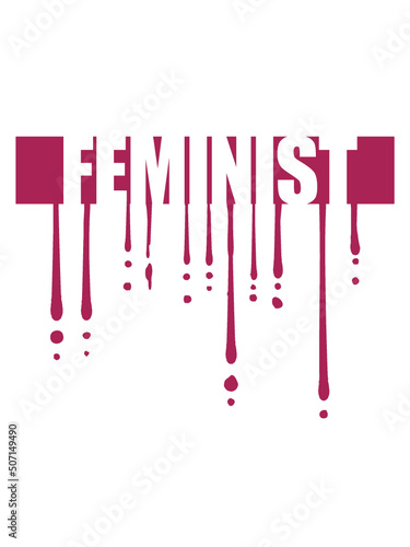 Tropfen Logo Feminist 