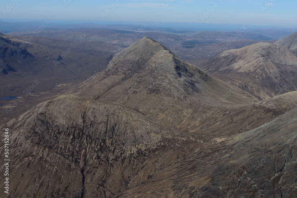 Fototapeta premium the red Cuillin skye scotland highlands uk