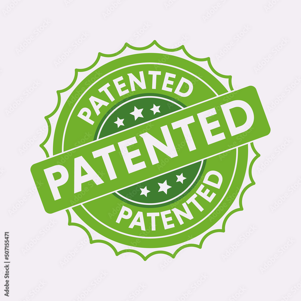 Patented old grunge stamp vector illustration. Patented stamp. Patented icon. Patented rubber imprint Patented old grunge stamp vector illustration. Patented stamp. Patented icon. Patented rubber imprint