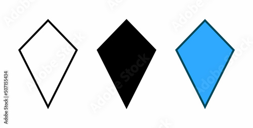 kite geometry shape in mathematics