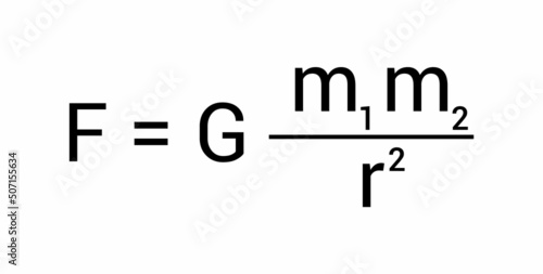 universal law of gravitation, Newton's law