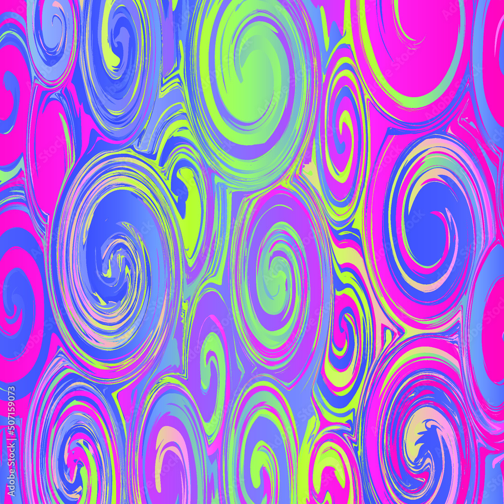 Obraz premium Abstract pattern. Colorful circles on bright background geometric design vector illustration