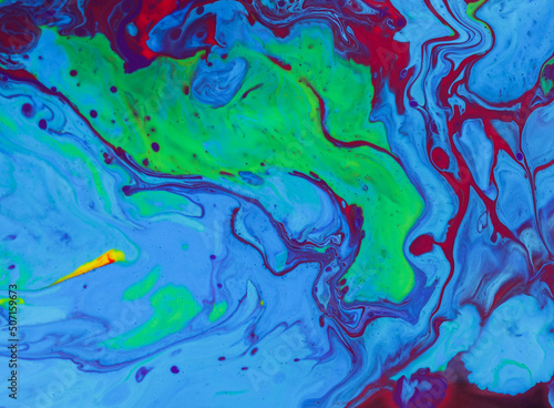 Abstract acrylic hand paint...