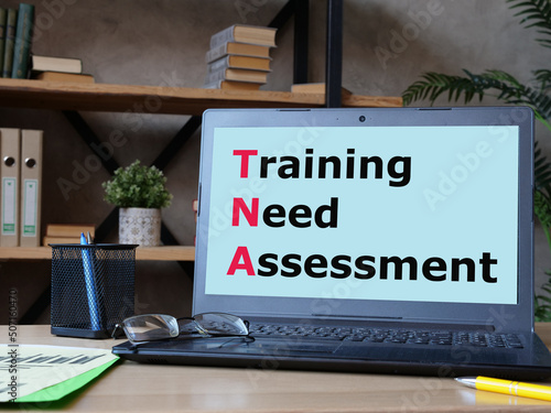 Training Need Assessment TNA is shown using the text photo