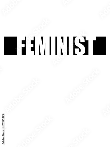 Logo Balken Feminist 