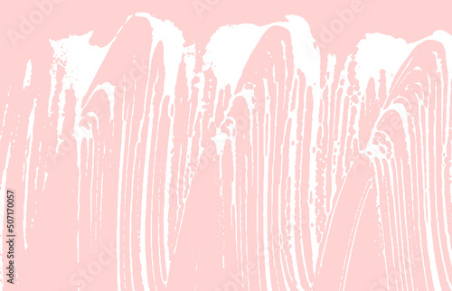 Grunge texture. Distress pink rough trace. Fresh b
