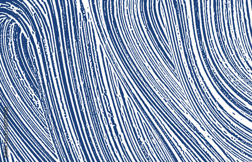 Grunge texture. Distress indigo rough trace. Exceptional background. Noise dirty grunge texture. Ecstatic artistic surface. Vector illustration.