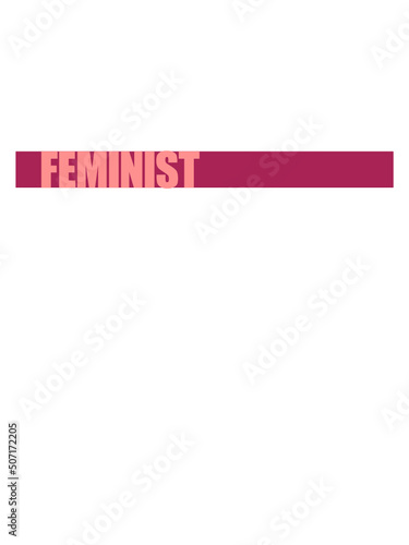 Feminist Balken Logo 