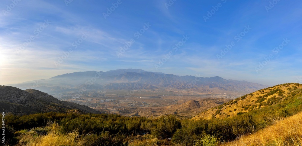 Panorama of Coachella Valley