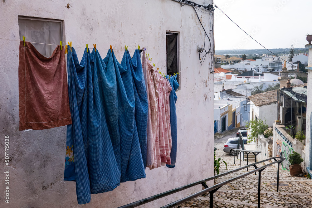 Typical street of the village of Estoi