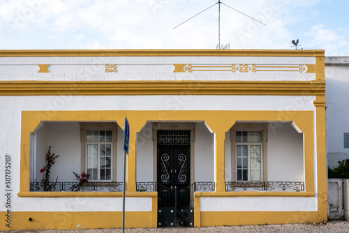 Typical architecture of Algarve rustic buildings photo