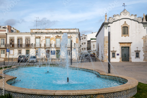 Plaza with fountain Pe da Cruz